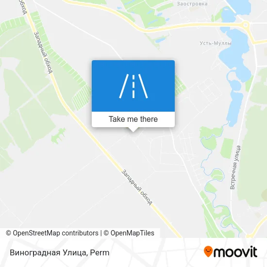 Виноградная Улица map