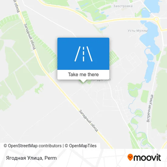 Ягодная Улица map
