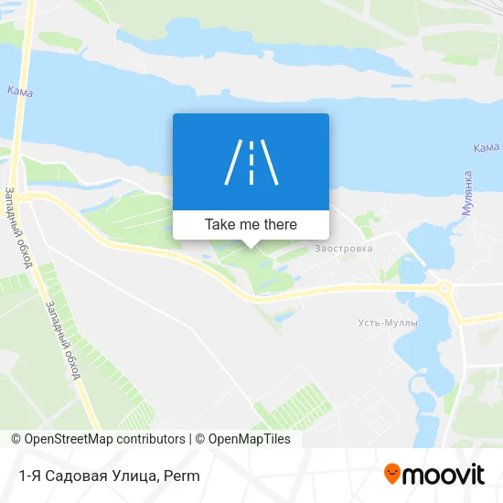 1-Я Садовая Улица map