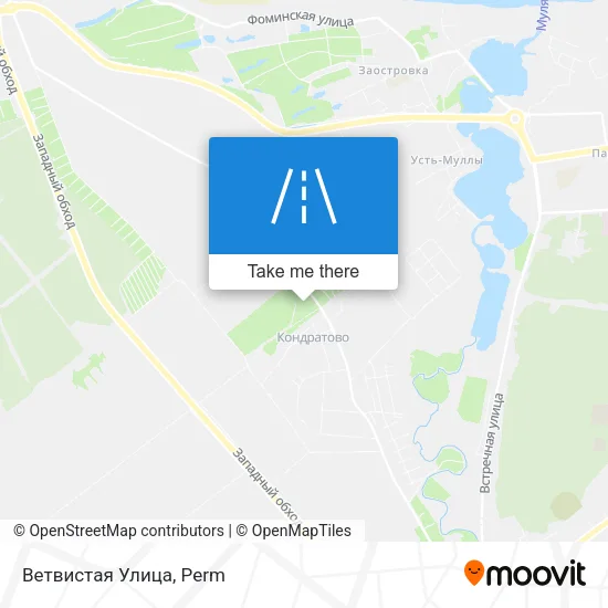 Ветвистая Улица map