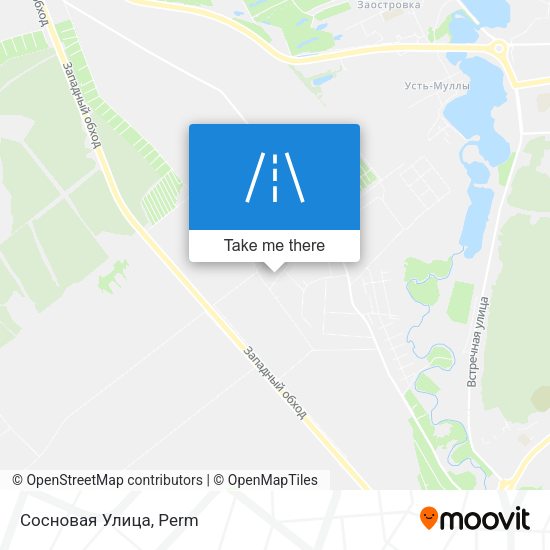 Сосновая Улица map