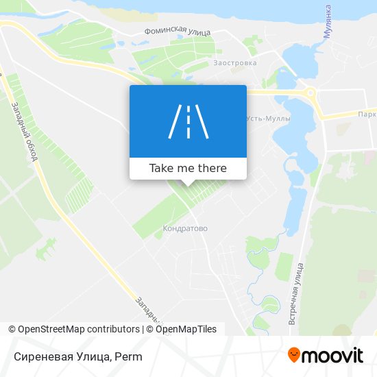 Сиреневая Улица map