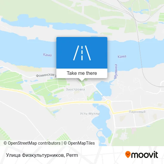 Улица Физкультурников map