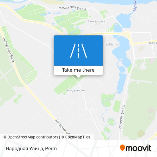 Народная Улица map