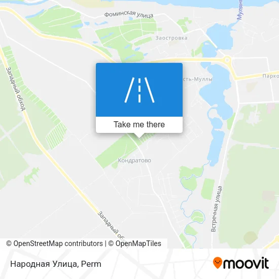 Народная Улица map