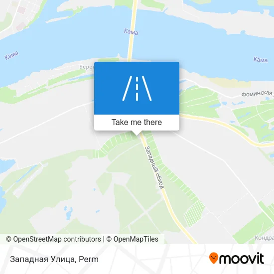 Западная Улица map