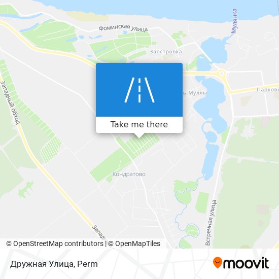 Дружная Улица map