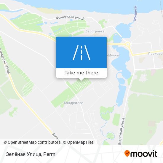 Зелёная Улица map