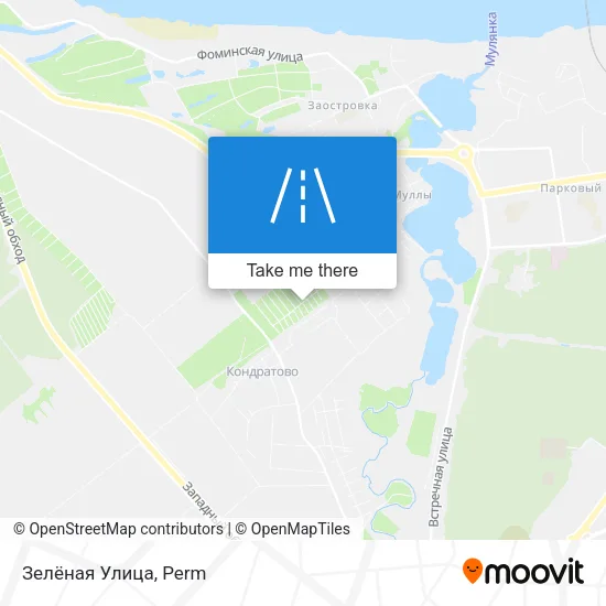 Зелёная Улица map