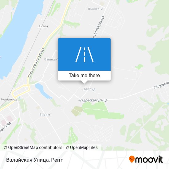 Валайская Улица map