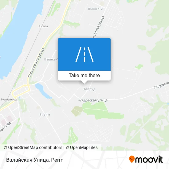 Валайская Улица map