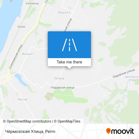 Чёрмозская Улица map