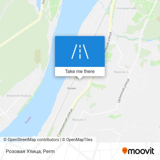 Розовая Улица map