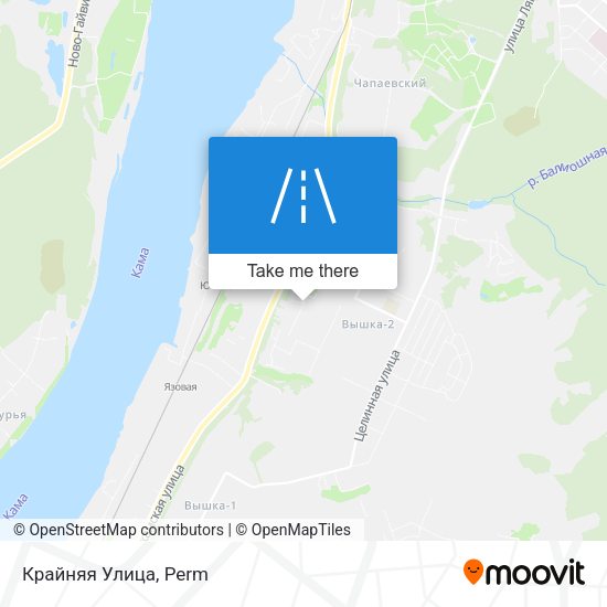 Крайняя Улица map
