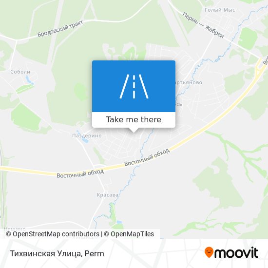 Тихвинская Улица map