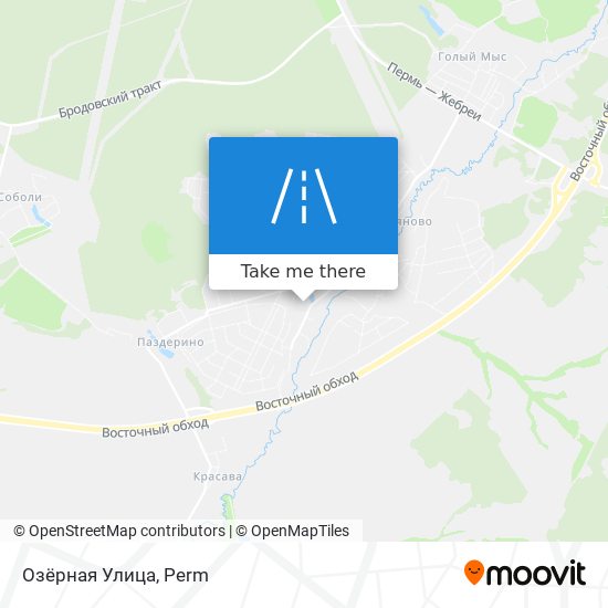 Озёрная Улица map