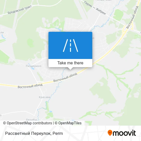 Рассветный Переулок map