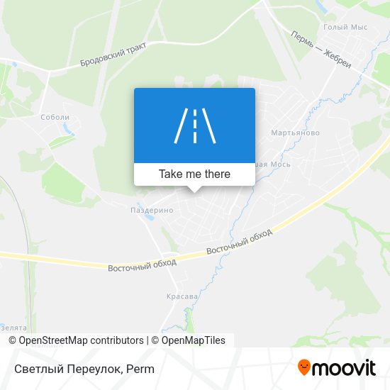 Светлый Переулок map