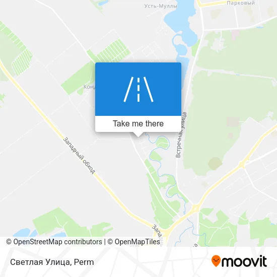 Светлая Улица map