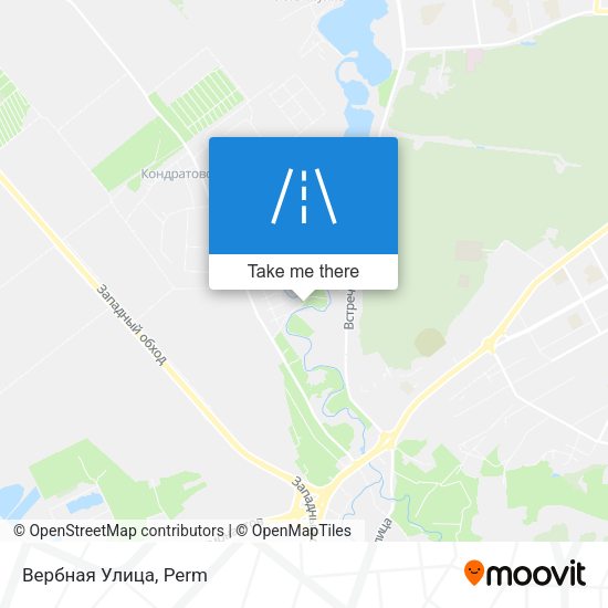 Вербная Улица map