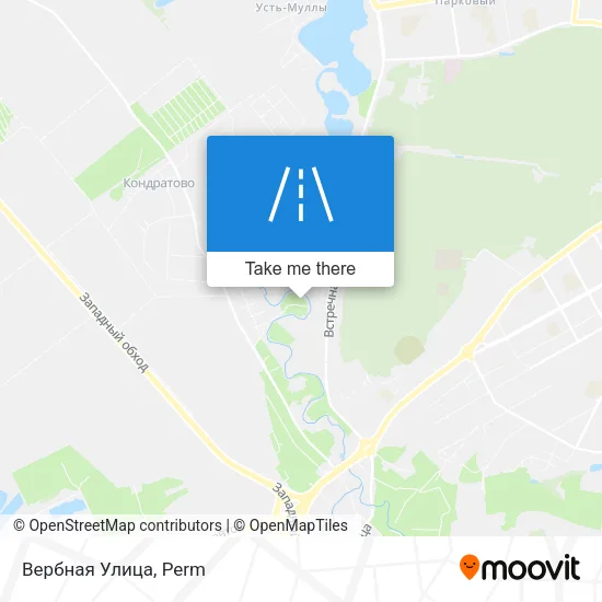 Вербная Улица map
