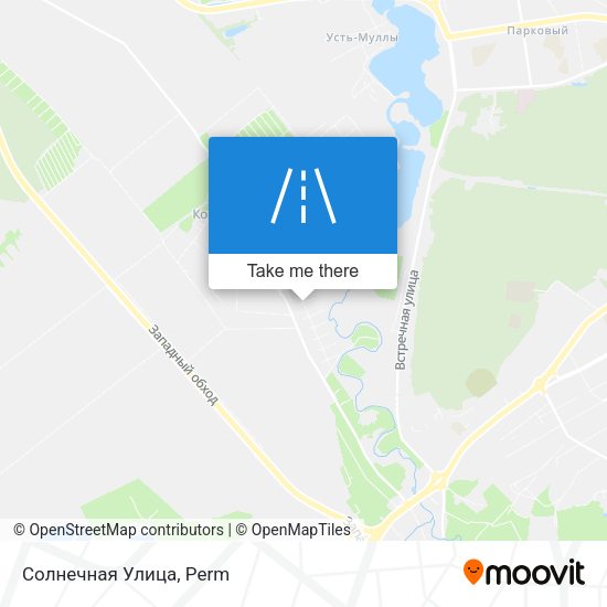Солнечная Улица map