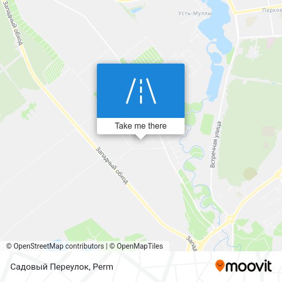 Садовый Переулок map