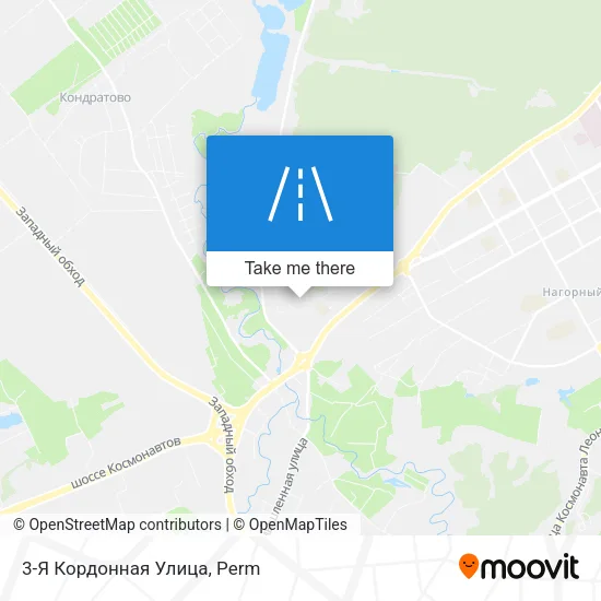 3-Я Кордонная Улица map