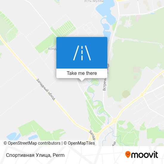 Спортивная Улица map