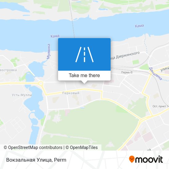 Вокзальная Улица map