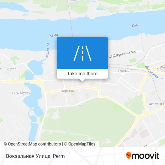Вокзальная Улица map