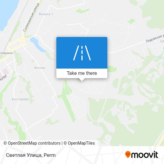 Светлая Улица map