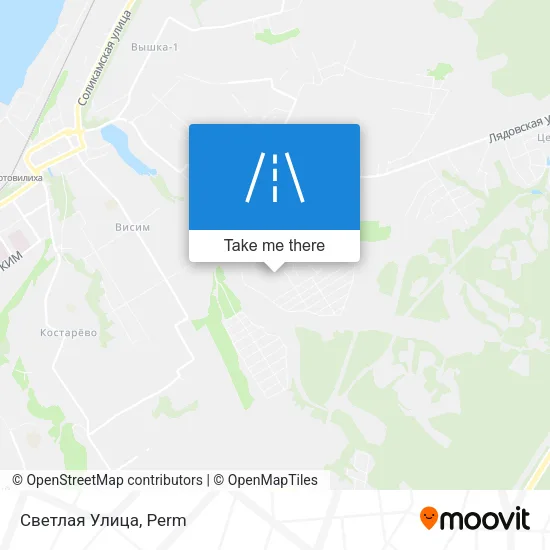 Светлая Улица map