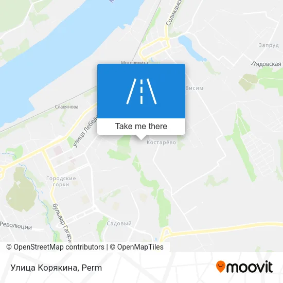 Улица Корякина map