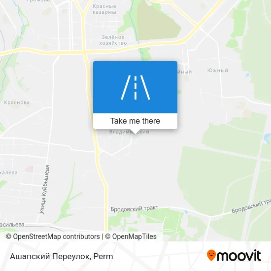 Ашапский Переулок map