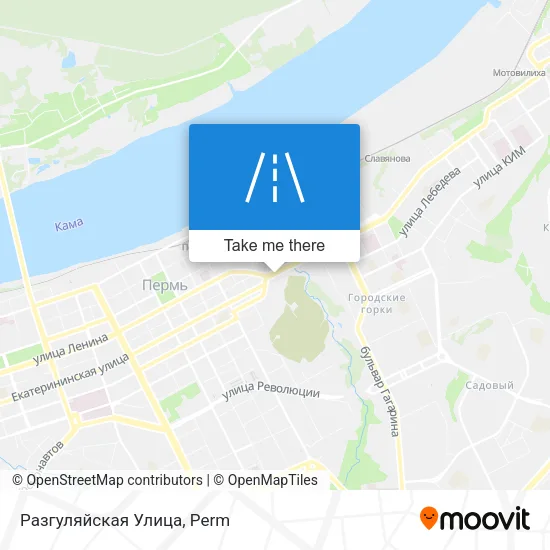 Разгуляйская Улица map