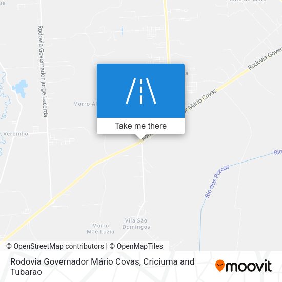 Rodovia Governador Mário Covas map