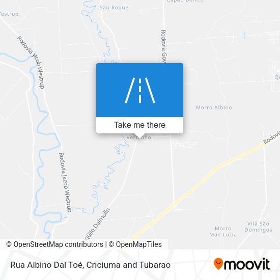 Rua Albino Dal Toé map