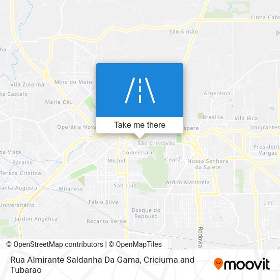 Rua Almirante Saldanha Da Gama map