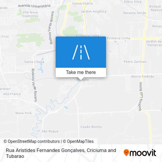Rua Aristides Fernandes Gonçalves map