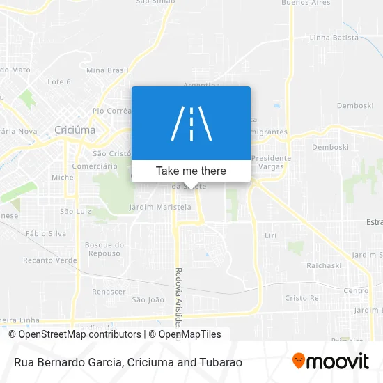 Rua Bernardo Garcia map