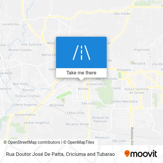 Rua Doutor José De Patta map