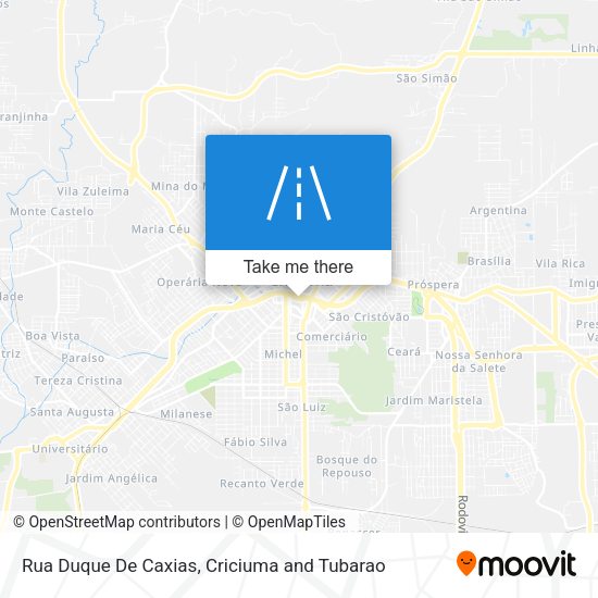 Rua Duque De Caxias map