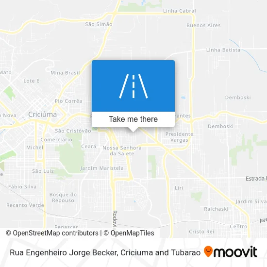 Rua Engenheiro Jorge Becker map