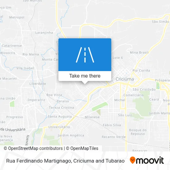 Rua Ferdinando Martignago map
