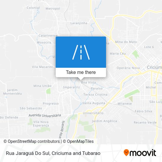 Rua Jaraguá Do Sul map