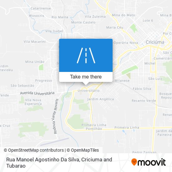 Rua Manoel Agostinho Da Silva map