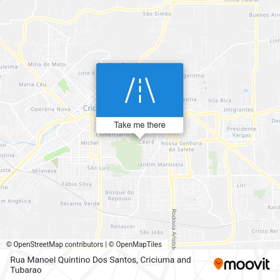 Rua Manoel Quintino Dos Santos map