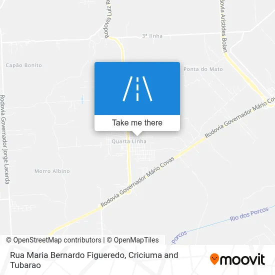 Rua Maria Bernardo Figueredo map