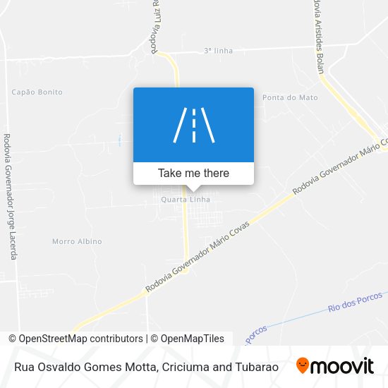 Rua Osvaldo Gomes Motta map